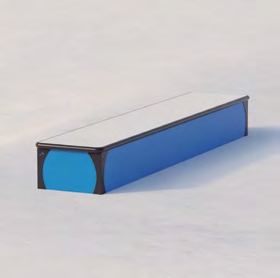 Snowbox flat box with a level riding surface.
